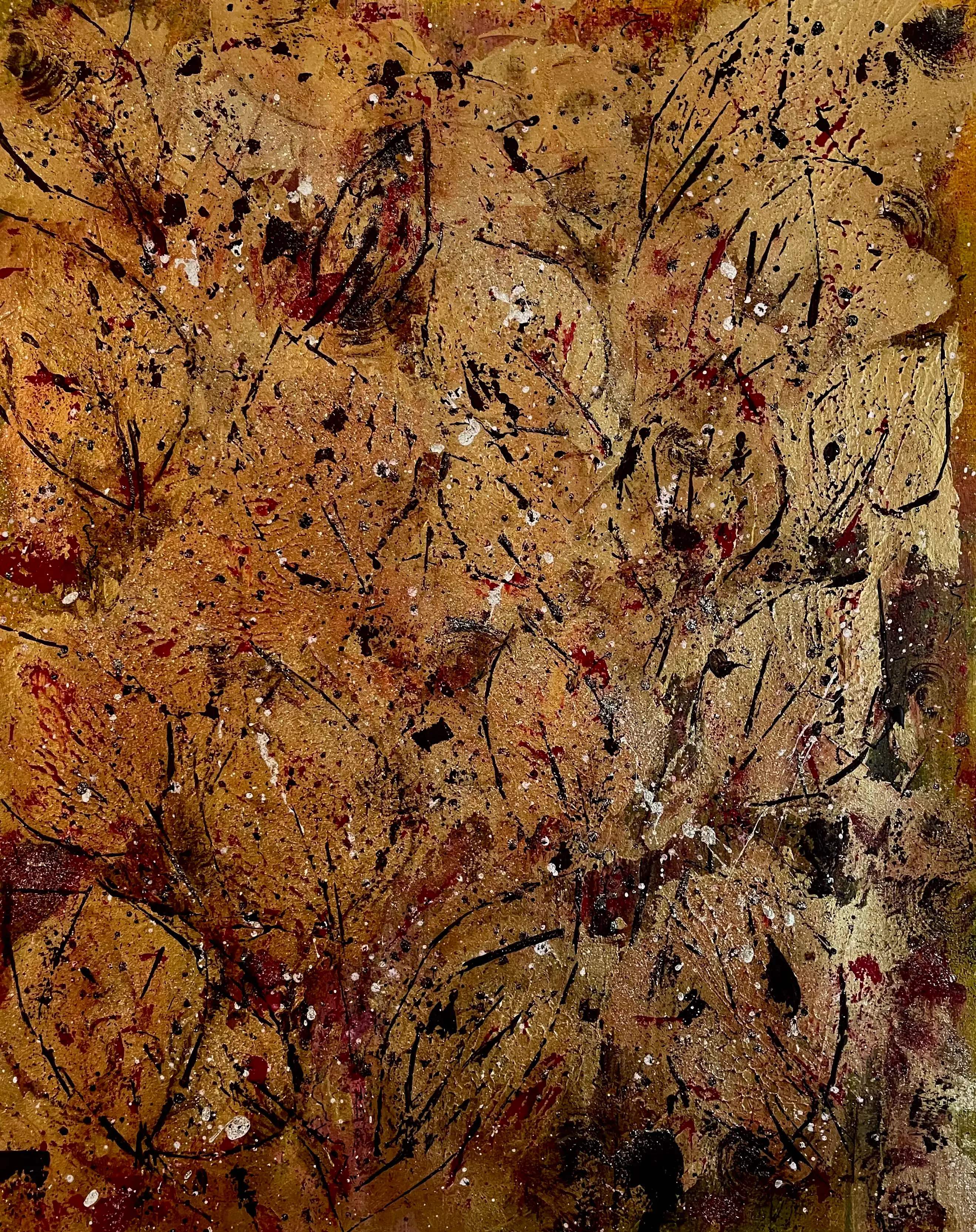 Artwork or textile design products with a specific technique and the name „Mgnienie” 2023